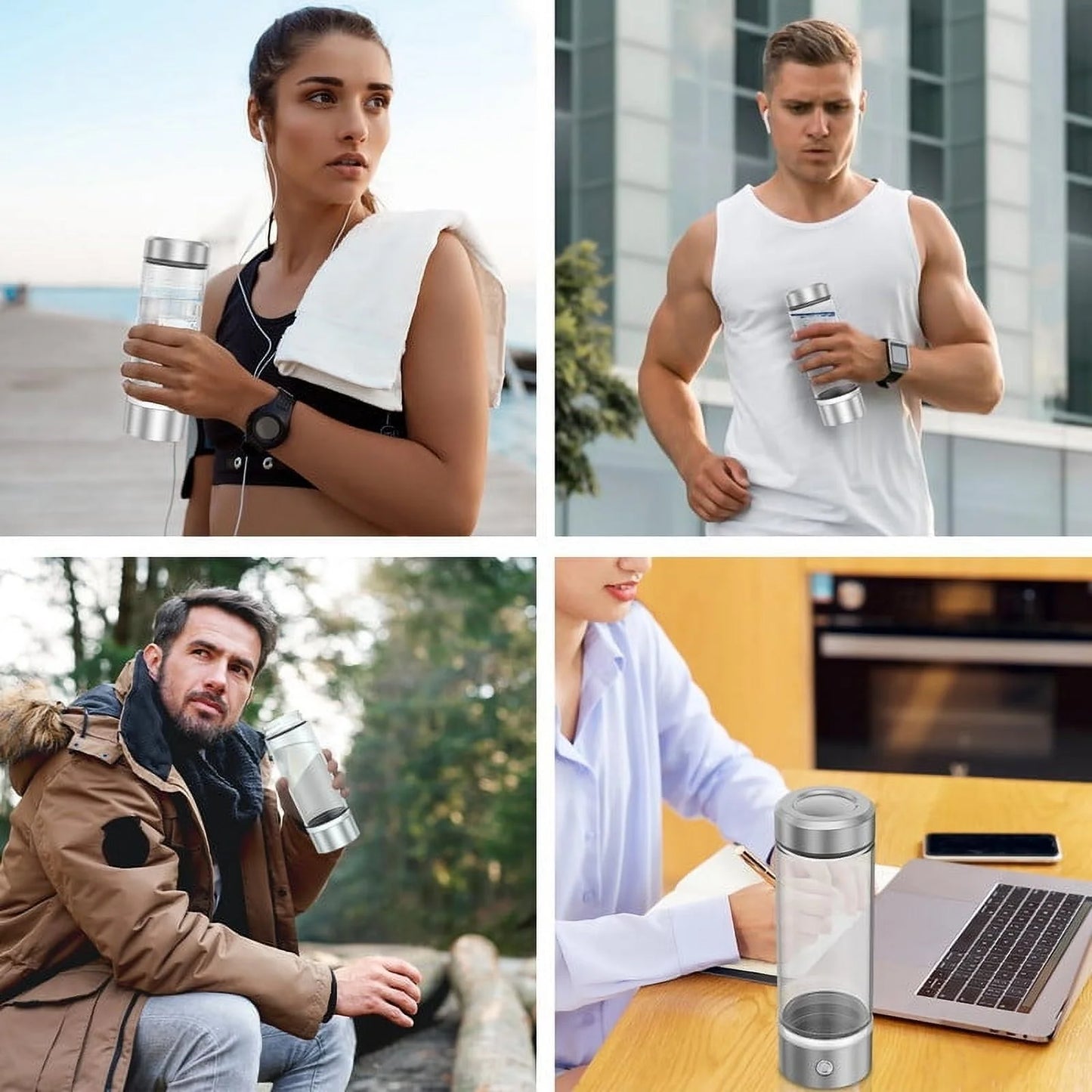 AquaFuel™ Hydrogen Water Bottle – For Energy, Health, and Travel